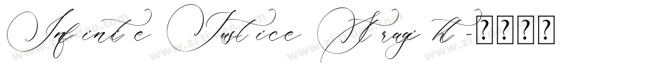 Infinite Justice Straight字体转换